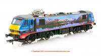 R3924 Hornby Class 90 Bo-Bo Electric Locomotive number 90 024 in Malcolm Rail livery